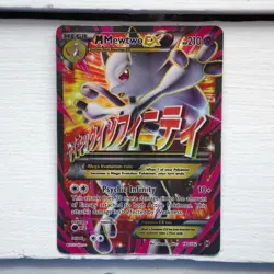 Pokemon M Mewtwo EX 160/162 Breakthrough (Heavily Played) - Image 1