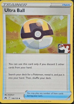 Ultra Ball 146/159 HOLOFOIL Pokemon Play! Prize Pack Series NEAR MINT NM - Image 1