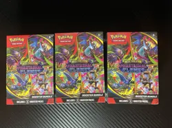 Pokemon Mega Evolution Phantasmal Flames Booster Bundle Lot Of 3 New - Image 1