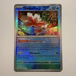 Pokemon TCG Prismatic Evolutions Goldeen 020/131 Masterball Pattern Holo NM - Image 1