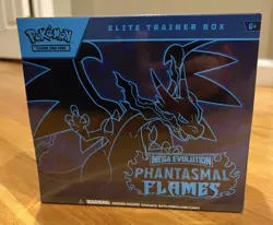 Pokemon TCG - Mega Evolution Phantasmal Flames Elite Trainer Box ETB NEW SEALED - Image 1
