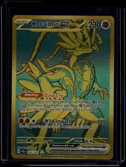 Pokemon TCG Koraidon ex 245/091 Paldean Fates Hyper Rare NM - Image 1
