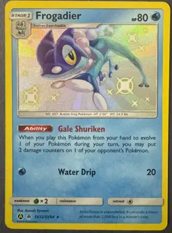 Frogadier SV12/SV94 Hidden Fates Baby Shiny Pokemon TCG NM/Near Mint - Image 1