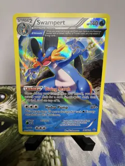 Pokemon TCG Swampert 36/160 Holo Rare XY Primal Clash (MP) - Image 1