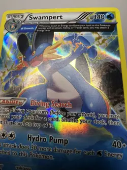 Pokemon TCG Swampert 36/160 Holo Rare XY Primal Clash (MP) - Image 2