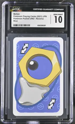 CGC 10 Meltan Reverse Blue 2021 Pokemon Pocket Uno - Image 1