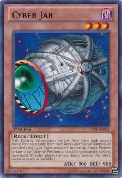 1x (LP) Cyber Jar - BP01-EN002 - Rare - 1st Edition YuGiOh - Image 1