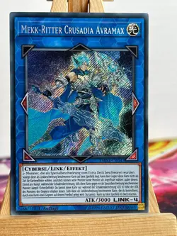 Mekk-Ritter Crusadia Avramax DANE-DE047 Secret Rare Deutsch NM YUGIOH - Image 1