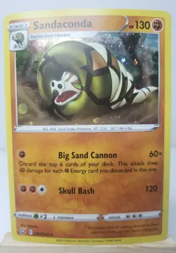 Exclusive Cosmos Holo Sandaconda Rare Pokemon Battle Styles Card 2021 English - Image 1