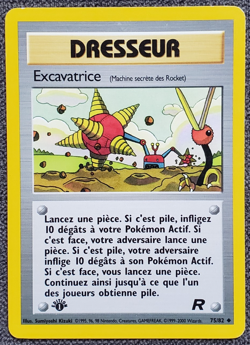 1st Edition Digger (French) - Team Rocket - #75/82 - Vintage Pokemon Card 2000 - Image 1