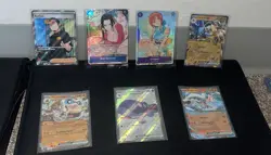 POKEMON TCG AND ONE PIECE 7 CARD LOT! FULL ART, EX’s, AND SEALED ONE PIECE! 🚨 - Image 1