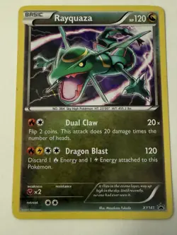 Pokemon Card Black Star Promo - 2016 Rayquaza XY141 - Image 1