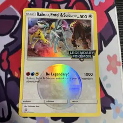 Raikou, Entei & Suicune Jumbo Card Holo 2018 - Image 1