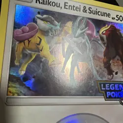Raikou, Entei & Suicune Jumbo Card Holo 2018 - Image 2
