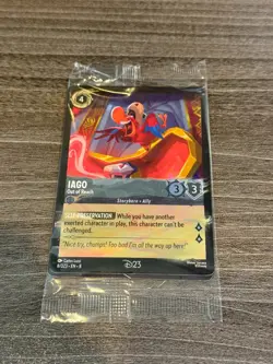 Disney Lorcana Iago Out of Reach D23 Promo Exclusive Trading Card 2025 Sealed - Image 1