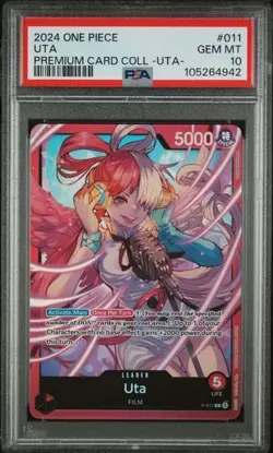 Uta #11 - One Piece Uta Premium Card Collection - PSA 10 - Image 1