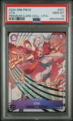 Uta #031 - One Piece Uta Premium Card Collection - PSA 10 - Image 1