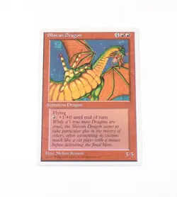 Shivan Dragon Magic The Gathering MTG Revised Nm - Image 1