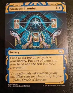 Strategic Planning (Showcase) 020/063 Uncommon Strixhaven: Mystical Archives MTG - Image 1