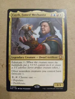 Cayth, Famed Mechanist Commander: Modern Horizons 3 NM MTG - Image 1