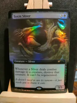 Toxin Sliver FOIL (Extended Art) - Secret Lair Drop Promo - NM/LP (see pics) MTG - Image 1