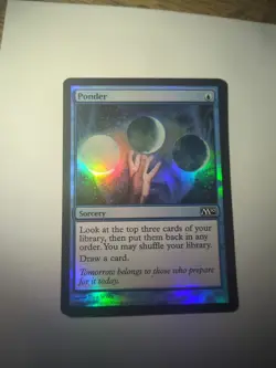 Ponder Core Set 2010 (FOIL ) MTG - LP - Image 1