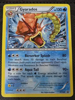 Pokemon XY109 Gyarados Holo Rare Black Star Promos - Image 1