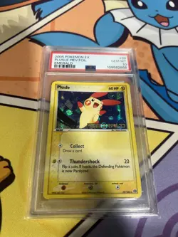 Plusle 39/106 Reverse Holo PSA Graded 10 Emerald Pokemon TCG - Image 1