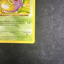 NM! 1999 Pokemon TCG Koffing Base Set 1st Edition Shadowless Non-Holo 51/102 - Image 5