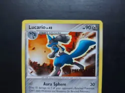 Pokemon - Lucario 53/127 Platinum Prerelease Promo - Image 2