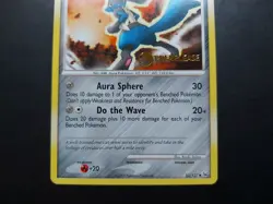 Pokemon - Lucario 53/127 Platinum Prerelease Promo - Image 3