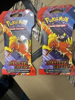 2 Sleeved Booster Pack - Sv10: Destined Rivals - Ethan + Ho-Oh ex - Pokemon TCG - Image 1