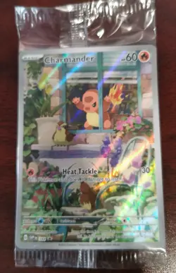 SEALED Charmander Obsidian Flames Promo Scarlet & Violet 044 Pokemon NM New - Image 1