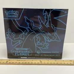 Pokemon TCG Phantasmal Flames Pokemon Center ETB Elite Trainer Box Sealed - Image 1