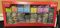 Pokemon TCG: Prismatic Evolutions 8-Pack Mini-Tin Set |Costco| Sealed - 🔥 - Image 1