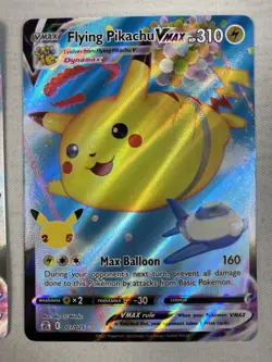Surfing Pikachu VMAX 009/025 Flying Pikachu Vmax 007/025 Holo Celebrations NM - Image 4