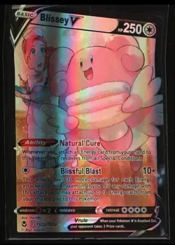 2022 Sword & Shield Series - Silver Tempest - Trainer Gallery Blissey V Rare - Image 1