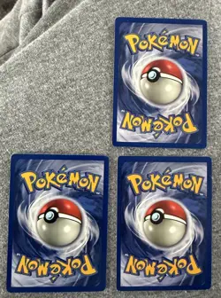 Pokemon Kabuto LP Edition Fossil Type (x3) 50/62 Regular Common Unlimited LP - Image 2