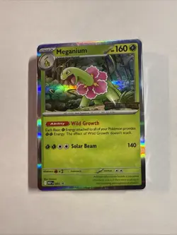 Meganium 001 Pokemon TCG Mega Evolution Build and Battle Deck - Image 1