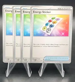 4x Energy Sticker 159/165 Pokemon Scarlet & Violet 151 TCG Trainer Playset - Image 1