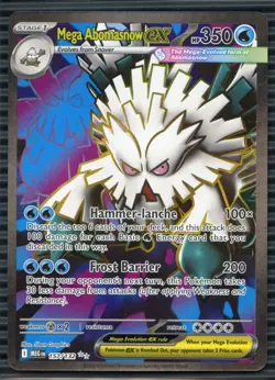 2025 Pokemon MEG EN-Mega Evolutions 157/132 Mega Abomasnow ex - Image 1