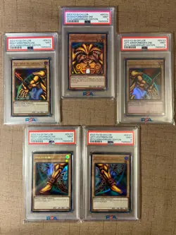 PSA 9 YuGiOh 2023 Exodia Complete Full Set LOB 120-124 Ultra Rare ALL PSA 9 - Image 2