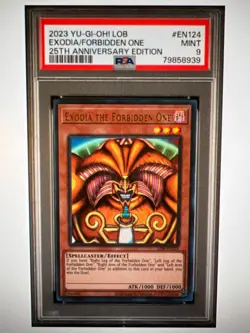 PSA 9 YuGiOh 2023 Exodia Complete Full Set LOB 120-124 Ultra Rare ALL PSA 9 - Image 3