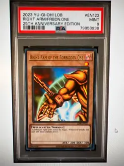 PSA 9 YuGiOh 2023 Exodia Complete Full Set LOB 120-124 Ultra Rare ALL PSA 9 - Image 5