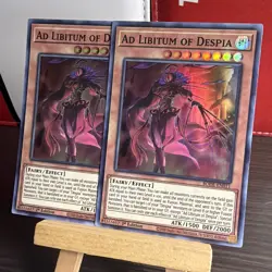 X2 Yugioh Ad Libitum of Despia BODE-EN011 Super Rare 1st Ed NM + BONUS HOLO - Image 3