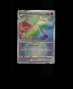 Fan-ART READ DESCRIPTION BELOW HOLO Aerodactyl Card Pokemon Card p3 - Image 1