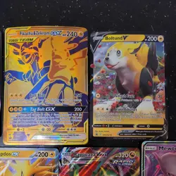 Pokemon Pikachu Zekrom GX Tag Team Jumbo Promo Card Lot. Vmax. EX. Rayquaza - Image 2