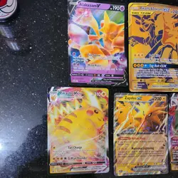 Pokemon Pikachu Zekrom GX Tag Team Jumbo Promo Card Lot. Vmax. EX. Rayquaza - Image 3