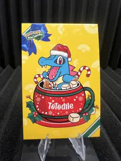 Totodile - Cracked Ice Holo - Christmas Card Database - Pokemon NM - Image 1