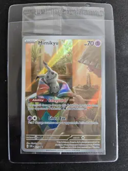 Mimikyu 075 Sv: Scarlet & Violet Promo Cards Full Art Holo [SEALED] - Image 1
